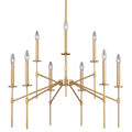 VAXCEL H0180 Kedzie 9L Chandelier Brass