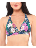 Jessica Simpson Gardenia Paradise Bikini Top, Size Small