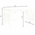 Crosley Adler  Elegant Computer Desk in White Finish (CF6508-WH)