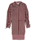 Bar III Womens Striped Tunic Blouse, Size Small