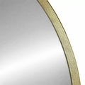 Stratton Home Decor Ava Round Mirror in Gold