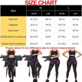 High Waist Trainer Thigh Trimmer, 3 in 1 Body Shaper Weight Loss Butt Black, S/M