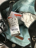 The Sak Castella Leather Boho Drawstring Bucket Bag