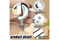 Frascati Silver Retractable Metal Badge Reels 24 Inch Cord 30 Pack