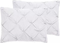 Vcny Home Carmen Pintuck 4 Piece Comforter Set, Queen Bedding