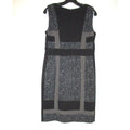 Chicos Ponte Pieced Jacquard Jessa Sheath Dress, Size L/14