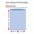 Aviditi PB351 Poly Flat Bag, 10x2, 2 mil Thick, Clear ,Case of 1000