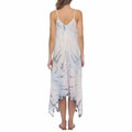 Raviya Women’s Tie-Dye Crochet-Trim High-Low Cover-Up Dress, Size Large