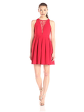 Minuet Womens Lace V Pleated, Size Small