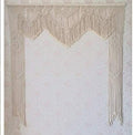 Riseon Large 71 W x 86 L Handmade Macrame Wedding Backdrop, Macrame Wedding Arch