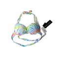 California Waves Tie-Dye Underwire Push-Up Bikini Top, Size Medium