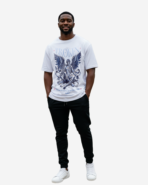 G West Broken Oversized Men's T-Shirt
