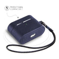 Retro Blue Leather Case - Apple AirPods Pro (1st Generation)