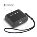 Retro Black Leather Case - Apple AirPods Pro (1st Generation)