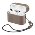 Retro Sky Gray Leather Case - Apple AirPods Pro (1st Generation)