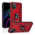 Military Series Red Kickstand Case - iPhone 12 mini