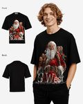 G West Santa's Joyride Oversized  T-Shirt Mens