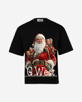 G West Santa's Joyride Oversized  T-Shirt Mens