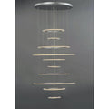 ET2 Saturn II Led 10Light Multi-Light Pendant Matte Silver Finish Matte White