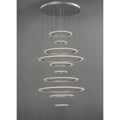 ET2 Saturn II Led 10Light Multi-Light Pendant Matte Silver Finish Matte White