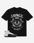 G West Savage Free and Wild Oversized T-Shirt Mens