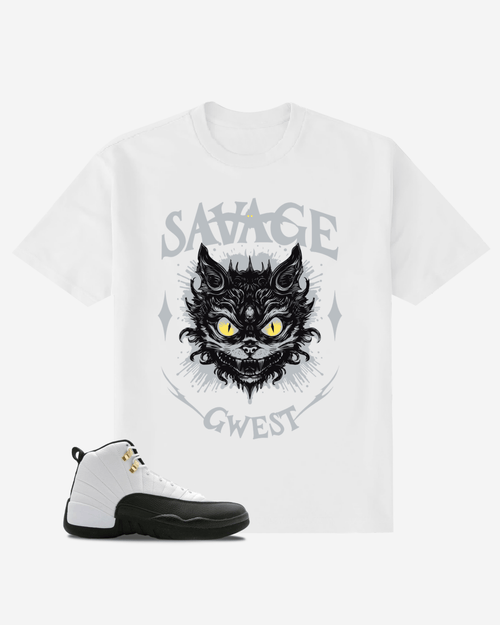 G West Savage Free and Wild Oversized T-Shirt Mens
