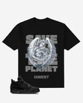 G West Save Earth Oversized T-Shirt Mens