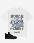 G West Save Earth Oversized T-Shirt Mens