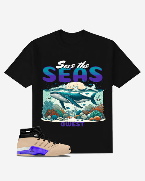 G West Save the Seas Oversized T-Shirt Mens