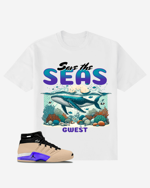 G West Save the Seas Oversized T-Shirt Mens