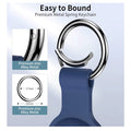Merchsection Silicone AirTag Holder with Carabiner Keychain