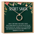Secret Santa Gift Linked Circles Necklace