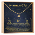 September 27th Libra Necklace