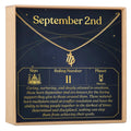 September 2nd Virgo Necklace