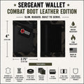 Sergeant Wallet - Combat Boot Leather Edition
