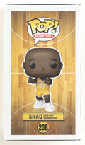 Shaquille O'Neal Signed Lakers Funko Pop 208 Beckett