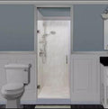 Miseno MSDCFL3072 72H x 30W Frameless Hinged Pivoting Shower Door