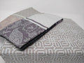 DaDa Bedding Grey Floral Paisley Fitted & Flat Sheet w/ Pillow Cases Set (FSFS8222)