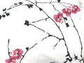 DaDa Bedding Floral Cherry Blossoms Red Purple Fitted Sheet & Pillow Cases Set (FTS8318)