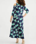 NY Collection Womens Plus Cold Shoulder Dress