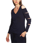 1.State Women's Cutout V-Neck Top, Size XS