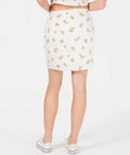 Polly & Esther Juniors Button-Front Skirt ,Size Medium