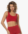HANRO Touch Feeling Crop Top, Size XS