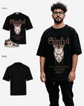 G West Sinful Oversized T-Shirt Mens