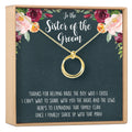 Sister of the Groom Necklace