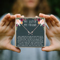 Sisters Double Intersecting Arrows Necklace