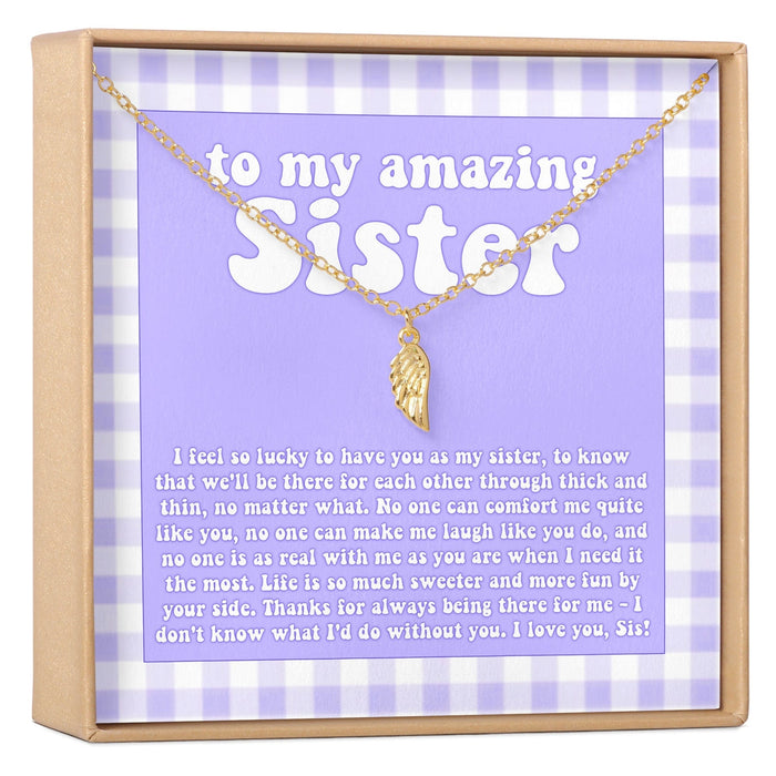 Sisters Wing Necklace