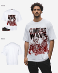 G West Skeletons & Secrets in the Flames Oversized T-Shirt Mens