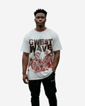 G West Skeletons & Secrets in the Flames Oversized T-Shirt Mens
