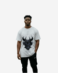 G West Skull and Thorns Oversized T-Shirt Mens